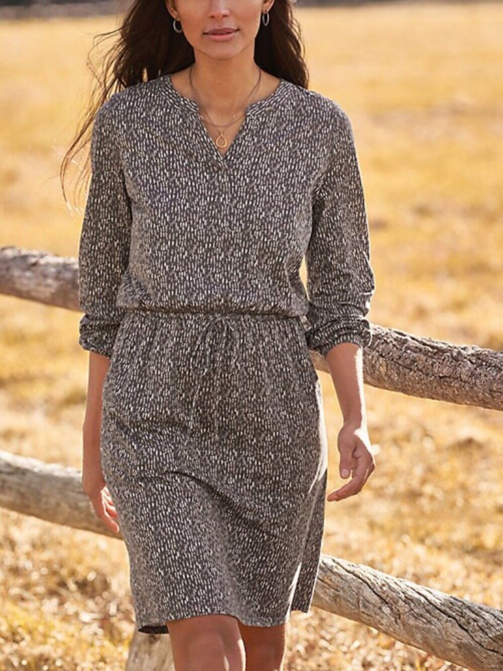 garnet hill bohemian dress | Dresses | Garnet Hill Ines Blouson Knit M Maxi dress